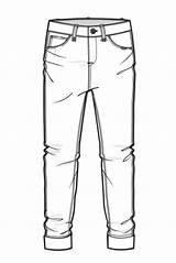 Jeans Drawing Drawings Sketches Sketch Template Fashion Denim Line Flat Technical Trousers Pants Boyfriend Google Clothes Calça Clothing Flats Men sketch template