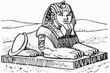 Sphinx Clipart Coloring Egyptian Pages Ancient Sphynx Egypt Religion Ancientegyptianfacts Clip Mythology Kb Mummies History Wpclipart Giza Webp Graphics Sobek sketch template