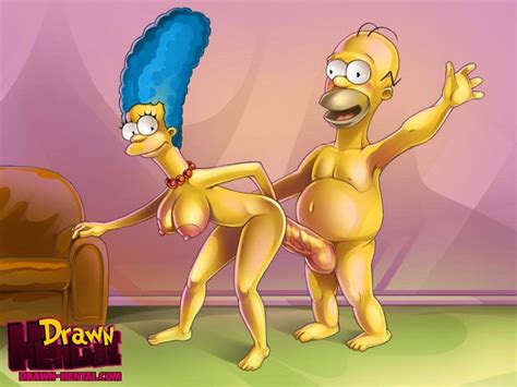 rule 34 breasts color drawn hentai female homer simpson