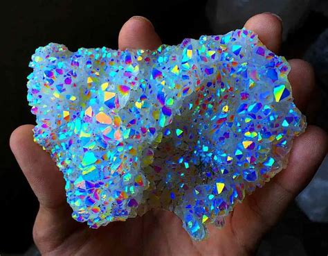 powerful energy   rainbow quartz crystal conscious reminder