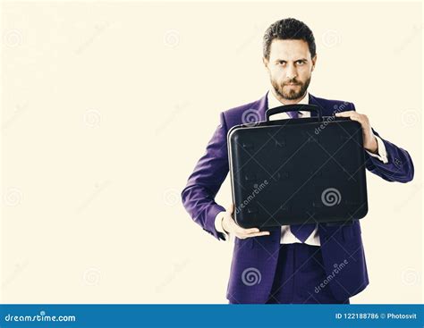 man carries black case  hands man  suit  businessman   face holds briefcase