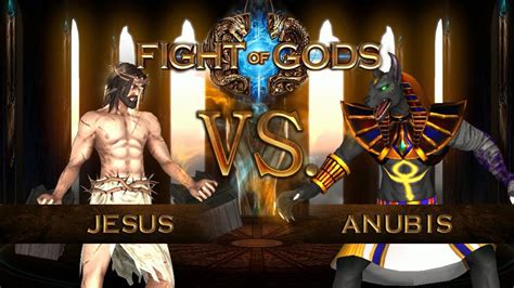 Fight Of Gods Luta Dos Deuses Jesus Lutando Contra AnÚbis Youtube