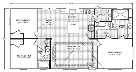 double wide mobile home floor plans factory select homes