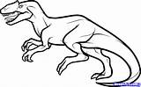 Dinosaur Drawing Clipart Coloring Easy Realistic Pages Library Dinosaurs Clip Sketch Pencil sketch template