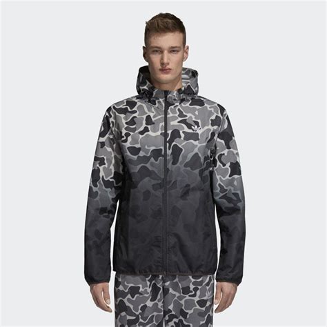 camouflage windbreaker multicolor dh puma jacket adidas jacket hooded jacket bomber