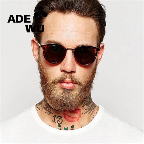Ade Wu Brand Designer Men Sunglasses Cat Eye Sunglasses