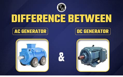 Difference Between Ac And Dc Generator Similarities