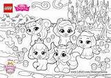 Lego Coloring Pets Friends Palace Pages Princess Disney Print Colouring Color Fun Printable Sheet Pet Cute People Activities Party Tiny sketch template