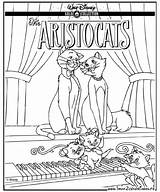 Aristocats Aristochats Coloriages sketch template