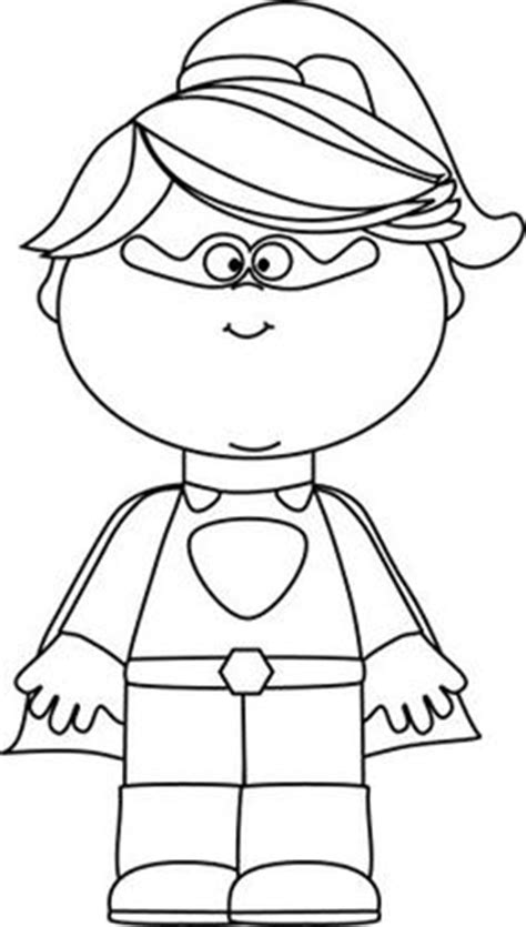 coloring clipart  girl superheros clipground