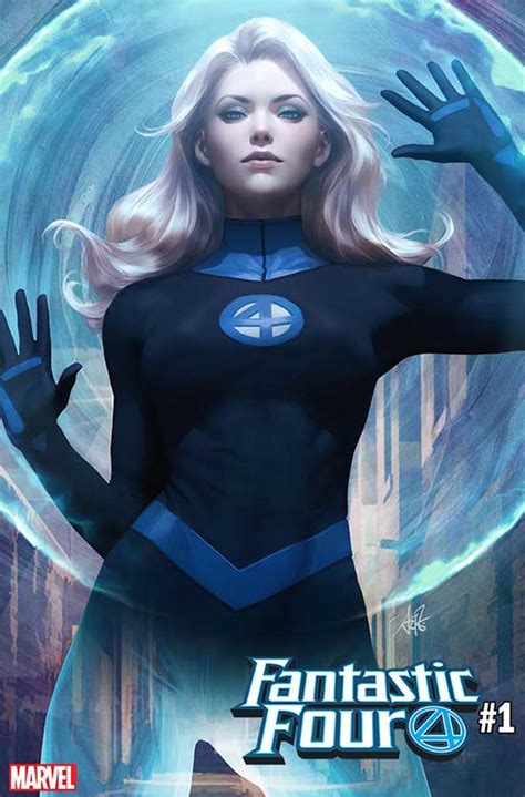 invisible woman mr fantastic the thing and human torch by artgerm hnn