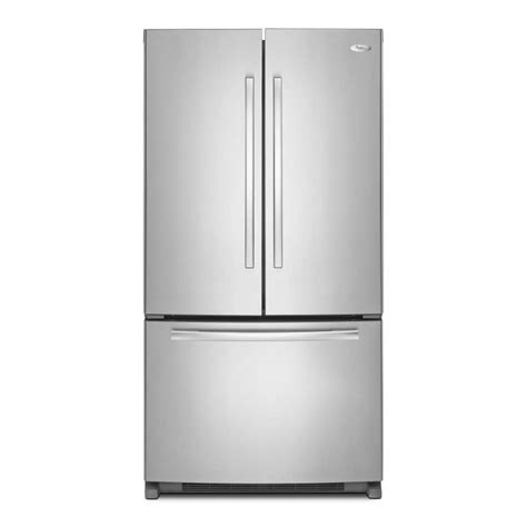 whirlpool gold  cu ft french door refrigerator color silver energy star  lowescom