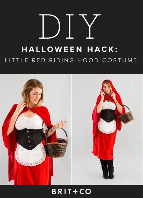 Halloween Hack Little Red Riding Hood Costume Red