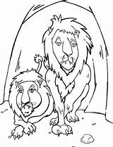 Den Lions Daniel Coloring Story Pages Color Netart Printable Getcolorings sketch template