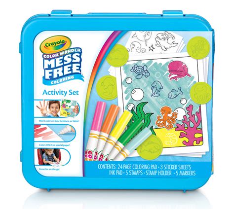 color  art kit mess  coloring gift crayolacom crayola
