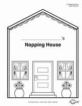 Preschool House Napping Activities Literacy Choose Board Mailbox sketch template