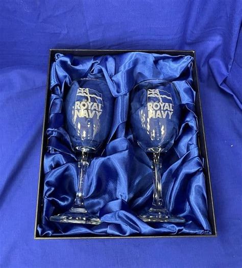 The Royal Navy Wine Glass Set