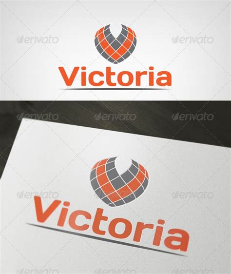 victoria logo logo logo templates typography logo