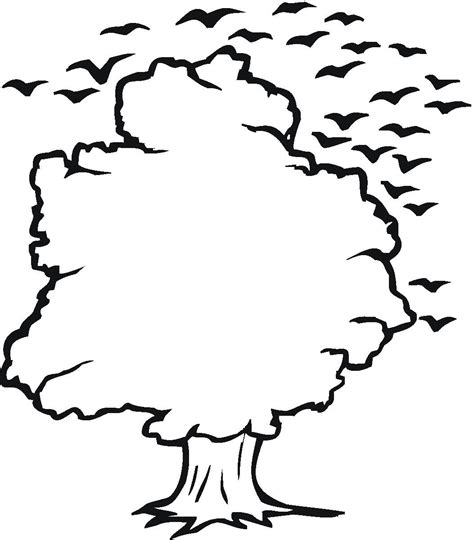 tree outline clipart