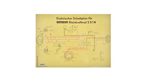 schaltplan farbposter xcm  unterbrecher fuer simson sn