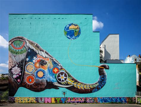 all the murals to see on a street art tour of berlin