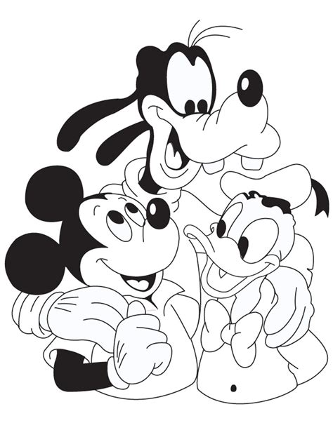 baby mickey  friends coloring pages  getcoloringscom