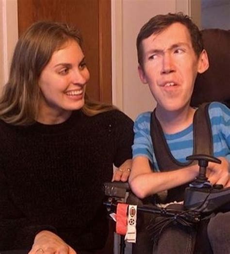 disabled man and able bodied girlfriend want to show their love to the