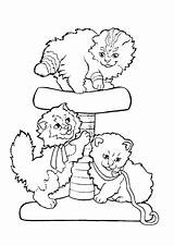 Kleurplaat Poesjes Kleurplaten Dieren Coloring Dessin Chat Coloriage Voor Animaux Cats Bezoeken Pages Katten Kids Animal Wit Zwart Centerblog sketch template