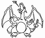 Charizard Glurak Dracaufeu Kleurplaten Malvorlagen Coloriages Pokémon Kolorowanki Morningkids Kolorowanka Zeichnungen sketch template
