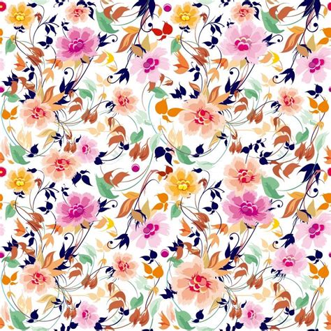 flowers seamless pattern element vector background  vector