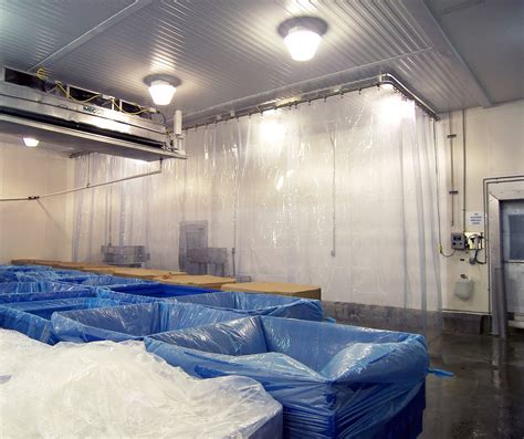 clean curtain walls maximize productivity  separating washdown areas