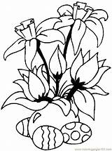 Easter Coloring Flowers Pages Flower Eggs Printable Color Vine Clipart Drawing Holidays Entertainment Online Clipartbest Vines Getdrawings Getcolorings sketch template