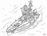 Uss Battleship Marynarka Wojenna Kolorowanka Drukuj sketch template