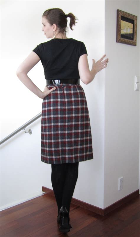Fashion Tights Skirt Dress Heels Retro