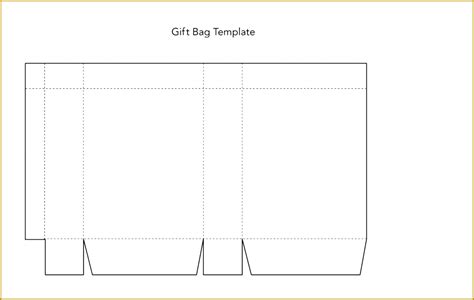 paper bag template   chups chupa scatolina vectorified