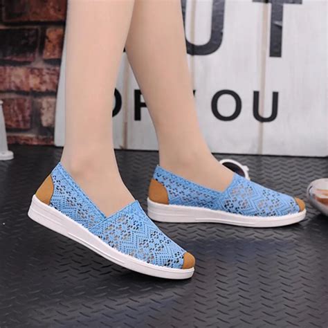 good quality women shoes spring summer soft insole ladies flat shoes causal lace shoes
