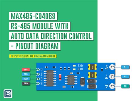 max cd rs  module  auto data direction control pinout diagram reference