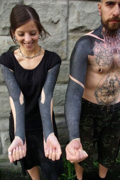 Couple Blackwork Full Sleeves Best Tattoo Ideas Gallery