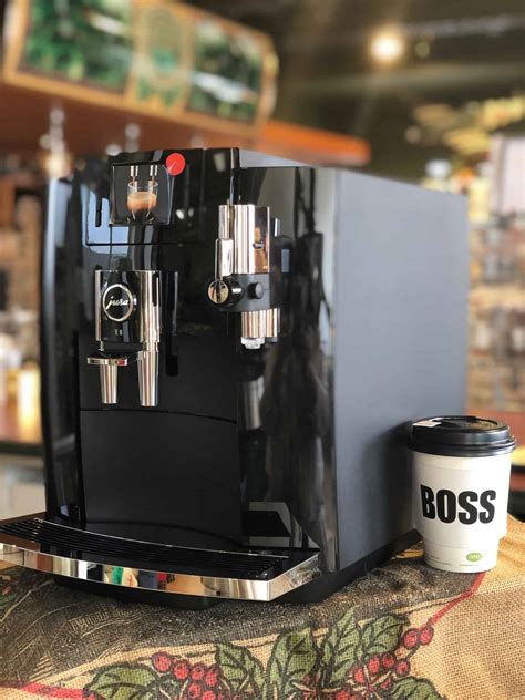 jura  piano black automatic espresso machine cuppers coffee tea
