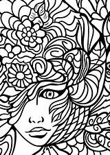 Geeksvgs Woman Mandala Coloring Report  Pages sketch template