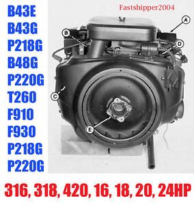 onan engines service manual  bg pg bg pg       hp ebay