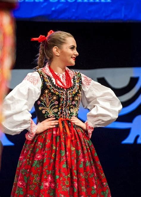Polish Folk Costumes Polskie Stroje Ludowe — Lachy Sądeckie Southern