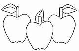 Coloring Pages Apples sketch template