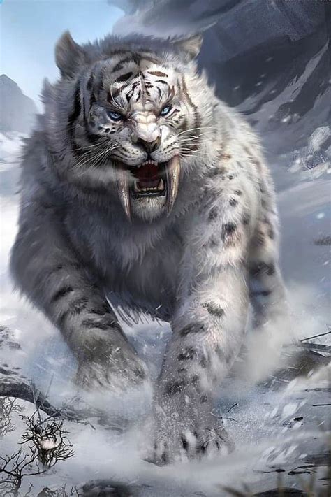 gaint snow leopard hd wallpapers follow   pinterest fantasyart