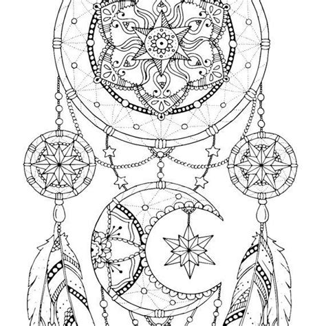 dreamcatcher coloring pages adult coloring book printable coloring pages for adults
