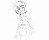 Haruka Amami Friendly Idolmaster sketch template