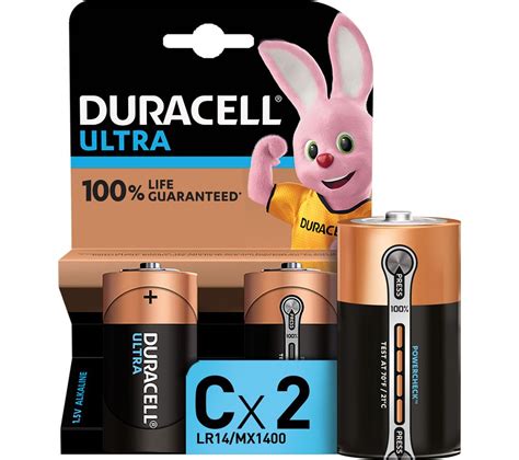 Buy Duracell Lr14 Mx1400 Ultra Power C Alkaline Batteries Free