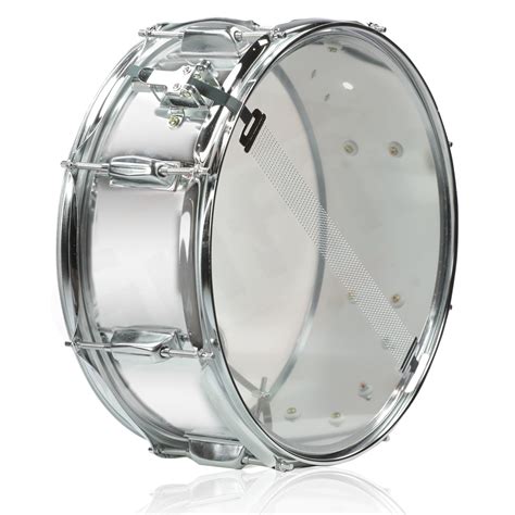 metal snare drum  griffin    steel chrome shell griffin stands