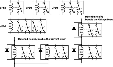 combine  dpdt relays    pdt relay electrical engineering stack exchange