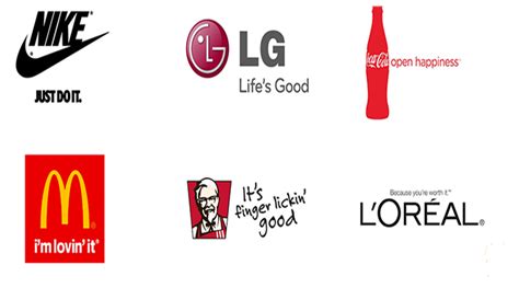 top  lists  catchy famous business slogans brand riddle